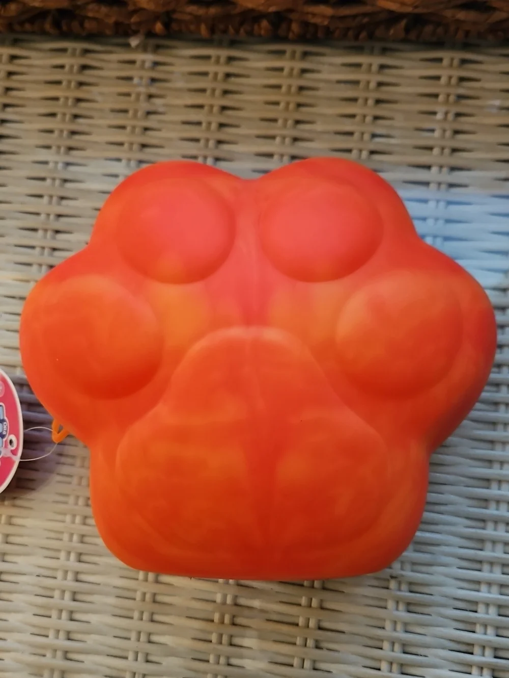 Rare ORB Easy Squeezy Jumbo Tie Dye Squishy Paw